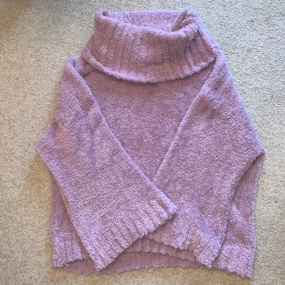 Express turtle back cozy sweater